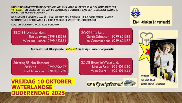 Waterlandse Ouderendag 2025